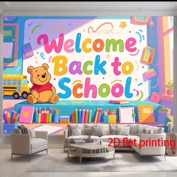 Other - School Winnie The Pooh Banner